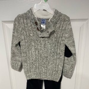 Two piece holiday outfit, toddler boy